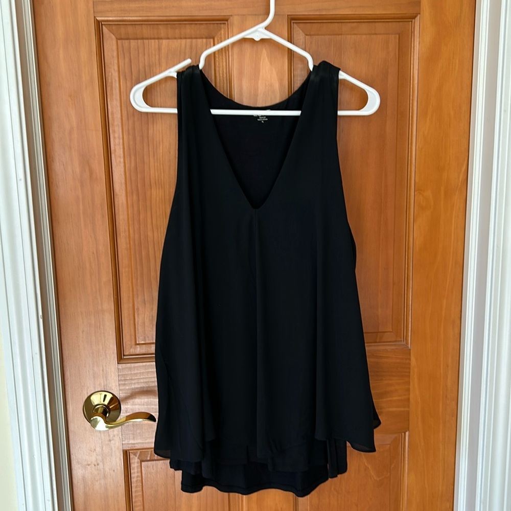 Loft Black Sleeveless Blouse